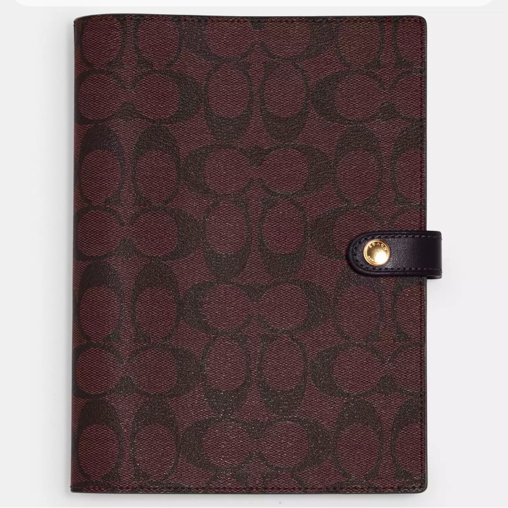 Brand New Coach Journal in Signature Canvas